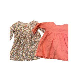 Carter's 3 month long sleeve dress lot floral pink spring easter